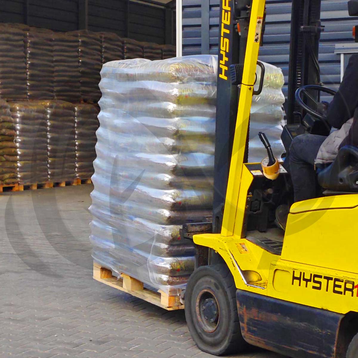 Paleko Bydgoszcz pellet drzewny dostawa załadunek rozładunek wózek widłowy